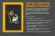 Retro Cartoon Mascot Toolkit, a Brush Add-On by Brian Ritter Design (Thumbnail 2 of 13)