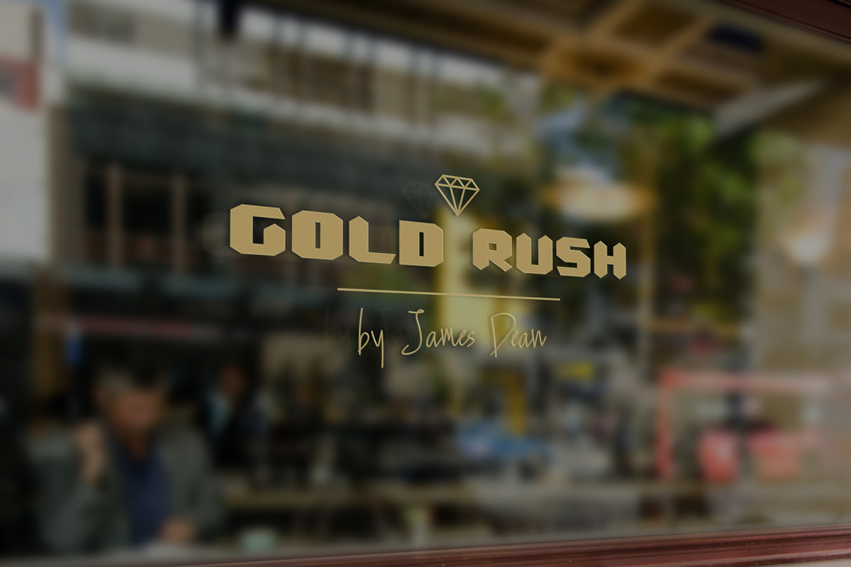 Gold Rush Font Trio preview 4