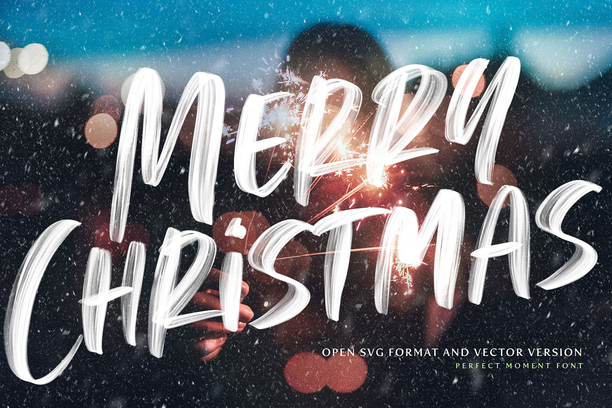 Perfect Moment SVG Font preview 6
