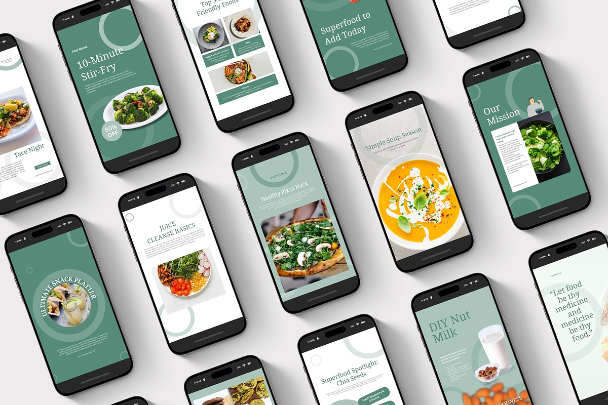 Food & Restaurant Instagram Bundle, a Social Media Template by TheBrightGrap (Photo 16 of 23)