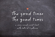 The Good Times Realistic Handwriting, a Handwritten Font by Kaya Fonts (Thumbnail 40 of 40)