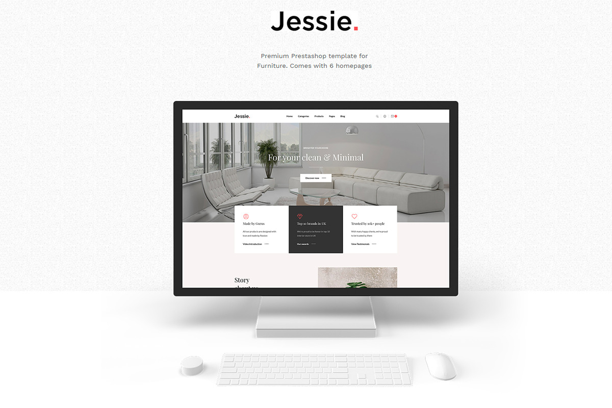 Leo Jessie-Furniture and Home Decor, a Websites & App Template by LeoTheme (Photo 1 of 10)
