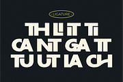 Thick - Ultra Condensed Sans Serif, a Sans Serif Font by Pian45 Studio (Thumbnail 4 of 9)