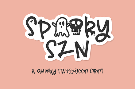 Spooky Szn - A Fun Halloween Font, a Handwritten Font by Beck McCormick