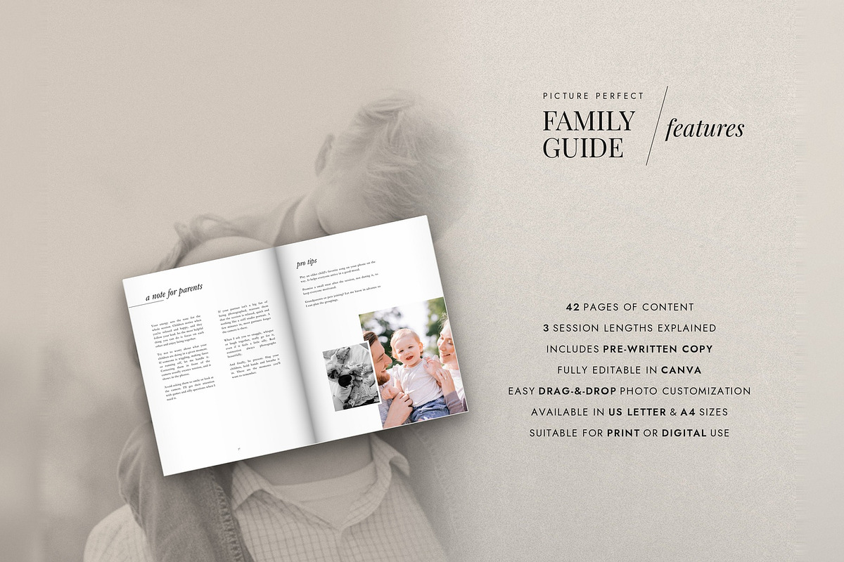 Family Session Welcome Guide, a Magazine Template by Cagdas Yoldas (Photo 2 of 9)