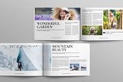 Travel Magazine Template Landscape, a Magazine Template by Work-Envance (Thumbnail 4 of 9)