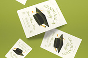 Graduation Party Invitation, an Invitation Template by graphicook (Thumbnail 2 of 3)
