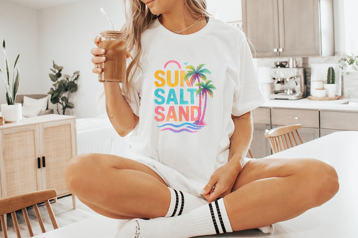 Retro Summer Sun Sublimation, an Illustration by SharpMarketplace (Photo 9 of 9)