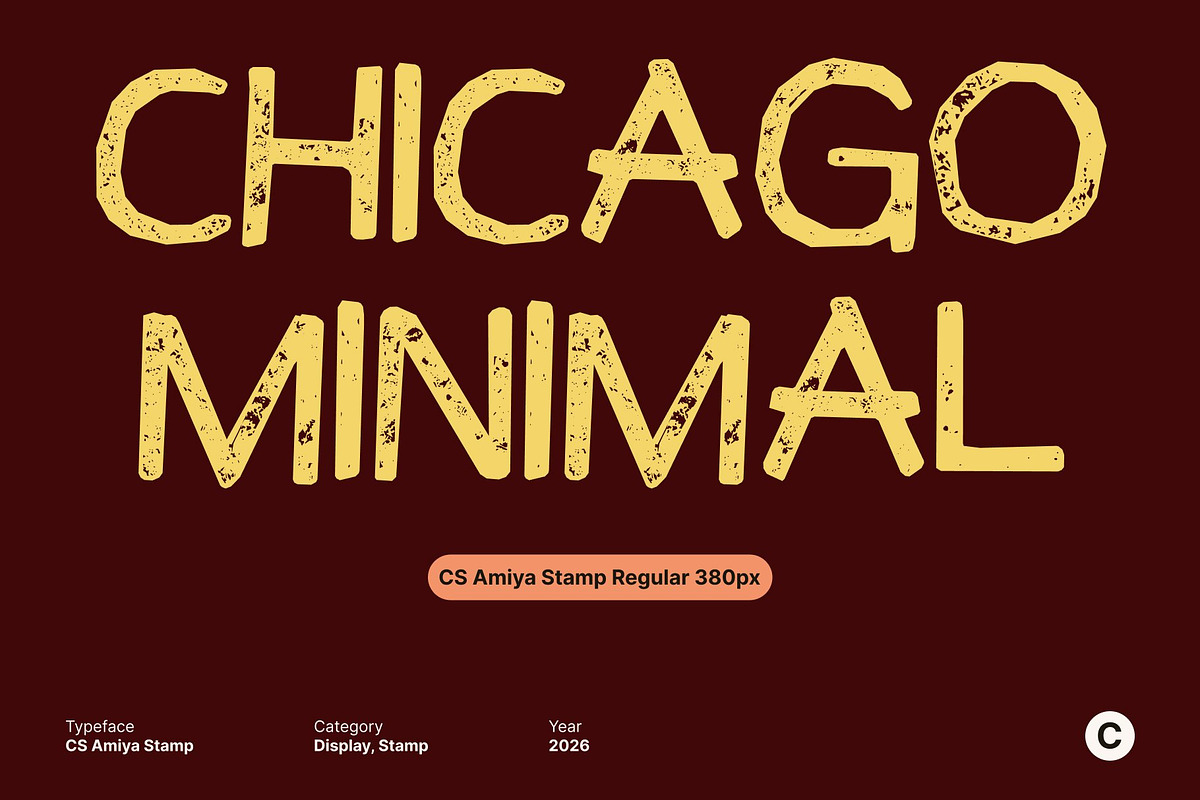 CS Amiya Stamp, a Handwritten Font by Craft Supply Co. (Photo 2 of 8)