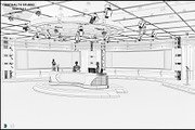 TV Studio Collection Vol 6 - 2 PCS, an Architecture 3D Model by akerStudio (Thumbnail 32 of 98)