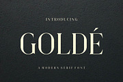 Golde Modern Serif Font, a Serif Font by Dylla_studio (Thumbnail 1 of 10)
