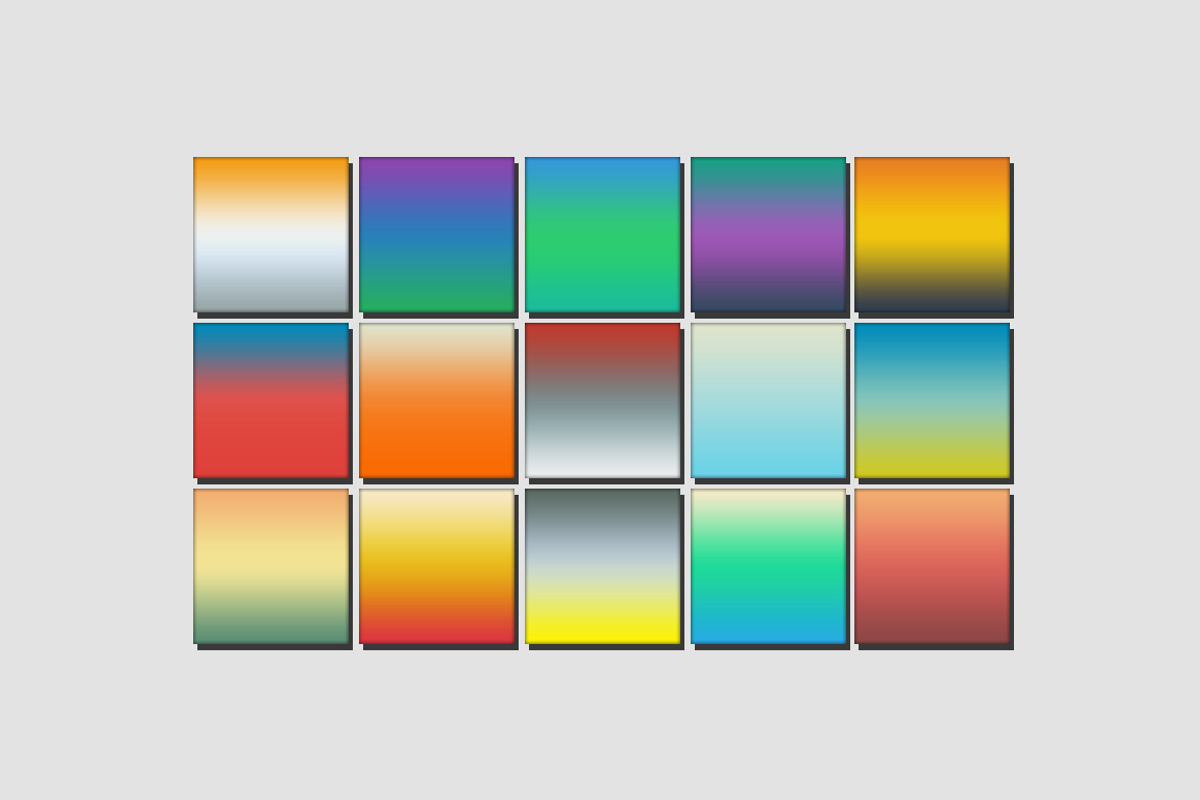 Flat Design Gradients preview 4