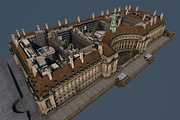 County Hall, London, UK, an Architecture 3D Model by Vertex Modelling (Thumbnail 1 of 11)
