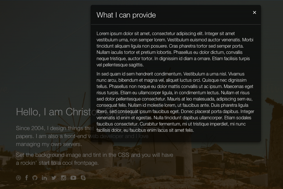 Prosopo - Personal HTML Landing Page, a Bootstrap Template by Elegrad Design Agency (Photo 5 of 5)
