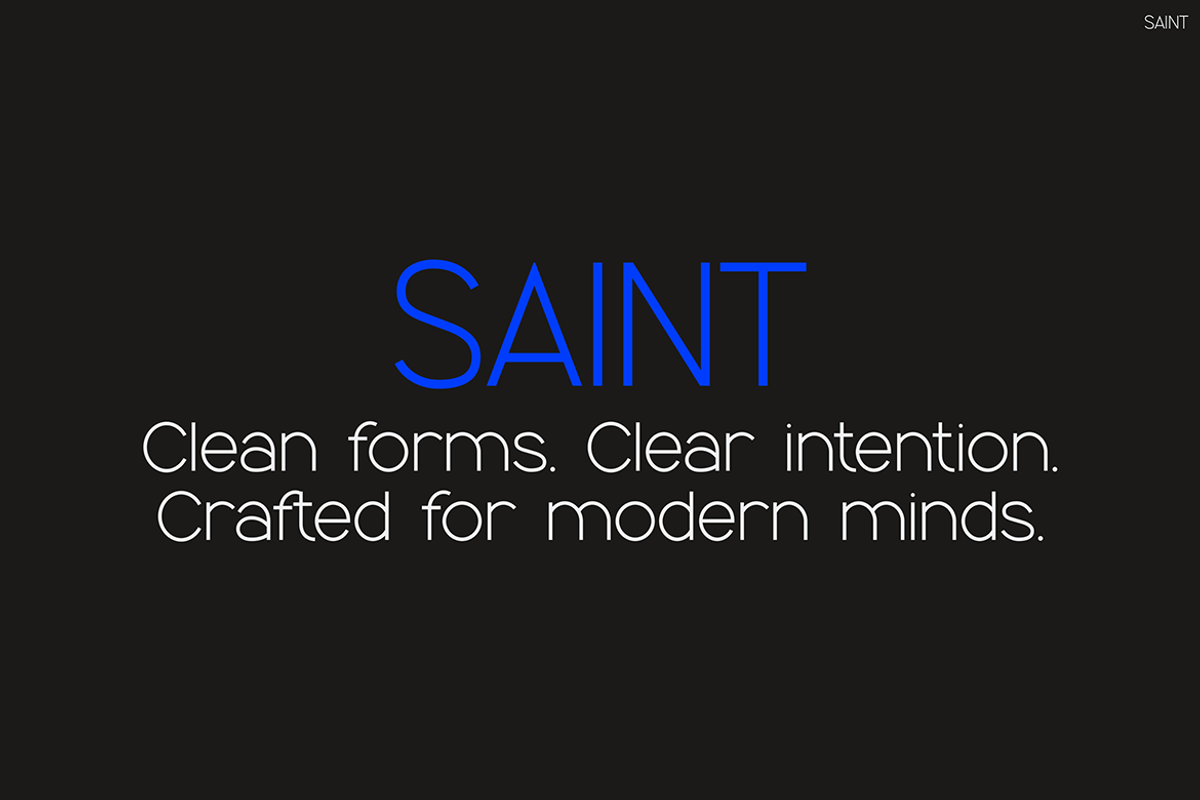 Saint, a Sans Serif Font by Pinisi ART (Photo 8 of 10)