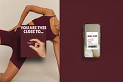 Pink & Burgundy Instagram Templates, a Social Media Template by Row Creative (Thumbnail 6 of 11)