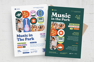 Creative Music Event Flyer Template