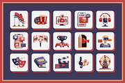 3D Entertainment Icon Set, a Characters & Person 3D Model by Flat Icons (Thumbnail 7 of 8)