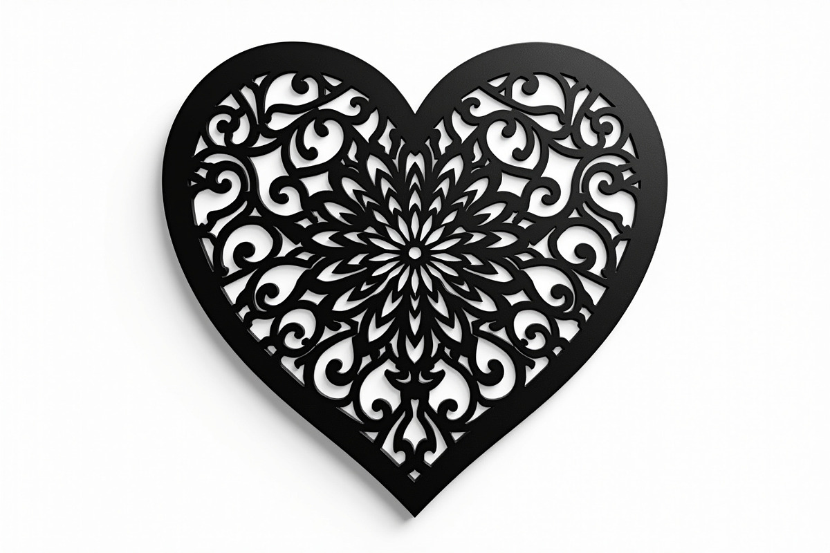 Layered Heart Mandala with Floral, an Illustration by Amazin_art (Photo 16 of 16)