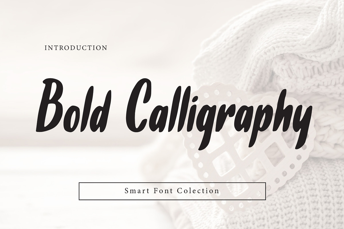 Bold Calligraphy, a Script Font by Wow Magic
