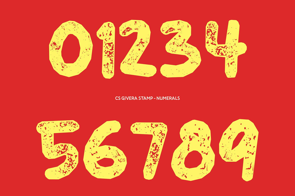 CS Givera Stamp, a Handwritten Font by Craft Supply Co. (Photo 6 of 8)