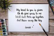 Anemone Script, a Handwritten Font by supfonts (Thumbnail 9 of 9)