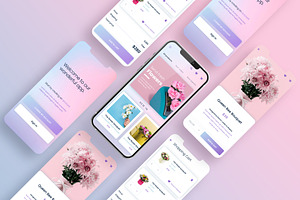 Flower Shop eCommerce XD template