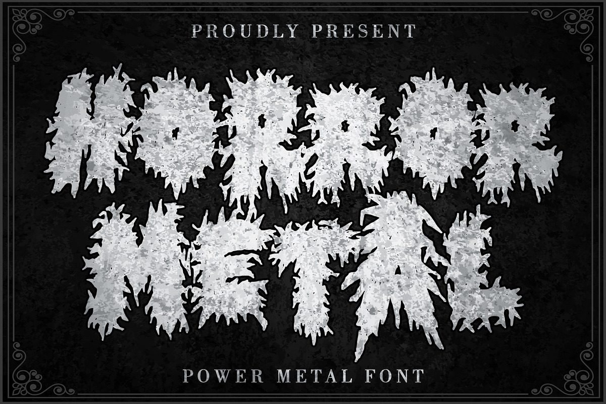 Horror Metal, a Font by Letterara (Photo 1 of 9)