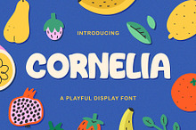 Cornelia - Cute Playful Display Font