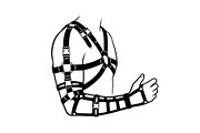 Futuristic Body Harness Fashion, a Graphic by Gfx_Store (Thumbnail 1 of 10)