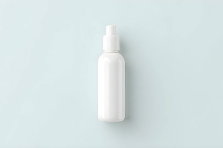 Flat vector mockup of a plastic bott, a Photo by LOGOCREATIVE