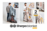 Sherpa Blanket Mockup (x2 PSD), an Apparel Mockup by Mockups Studio (Thumbnail 1 of 8)