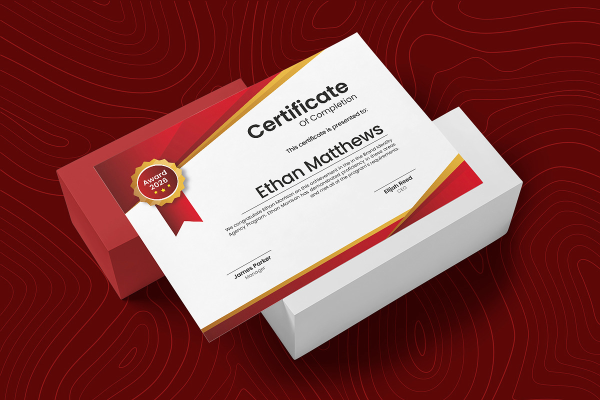 Hyfort Studio - Certificate, a Print Template by Esensifiksi.studio (Photo 2 of 3)