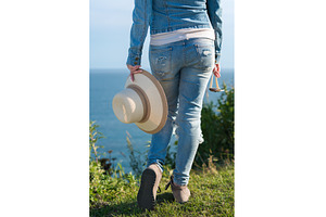 Rear view below waist on legs, a Person Photo by Alexander-Piragis