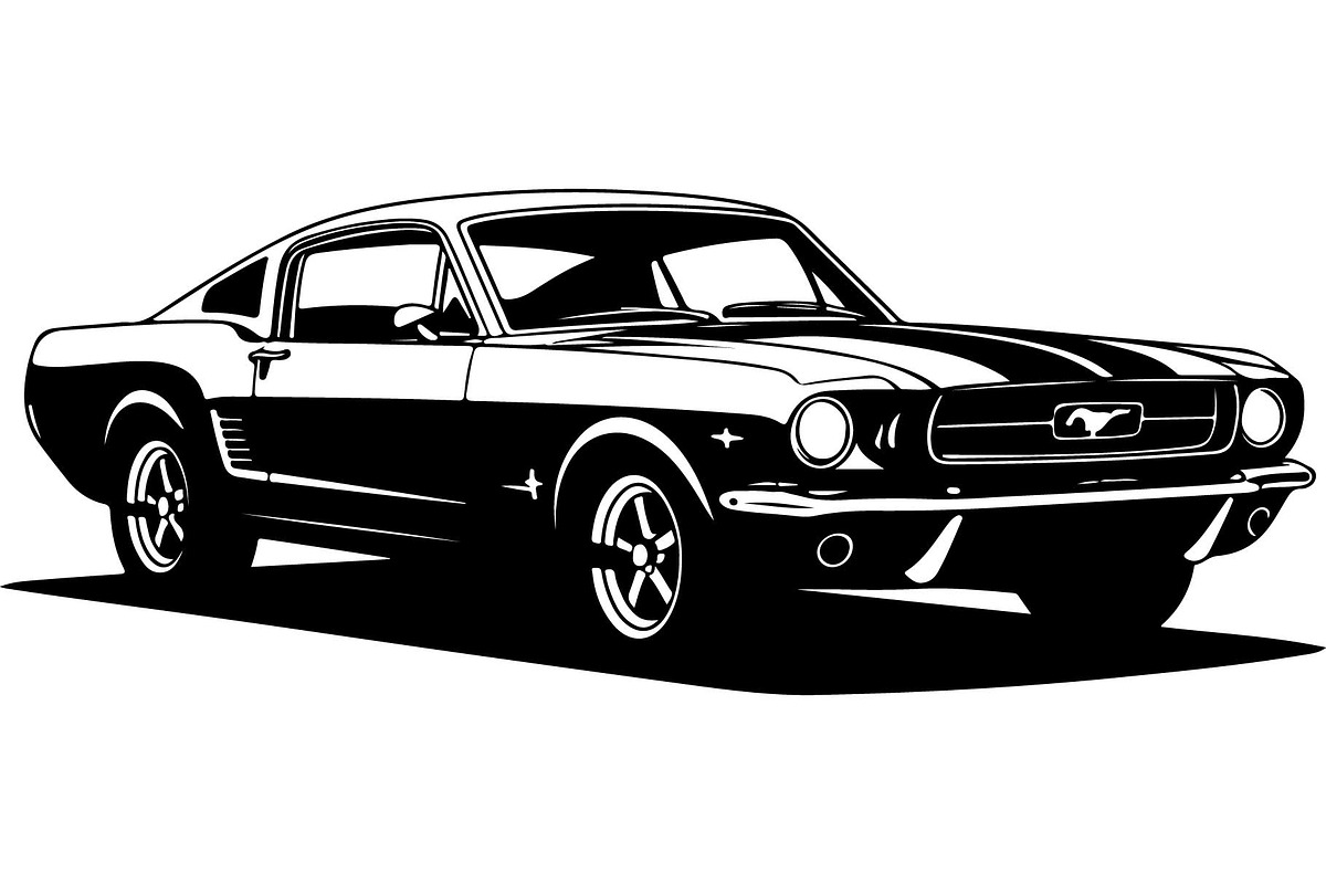 Classic Muscle Car SVG Bundle, an Object Graphic by Creativeshirt (Photo 5 of 13)