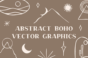 Abstract Boho Graphics