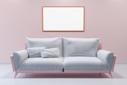 Interior mockup with frame, a Product Mockup by 2D/3D (Thumbnail 8 of 8)