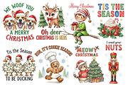 Vintage Christmas Sublimation Quotes, an Illustration by Designworld (Thumbnail 2 of 6)