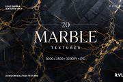 20 Black & Gold Marble Textures., a Texture Graphic by Numinous Academy (Thumbnail 1 of 7)
