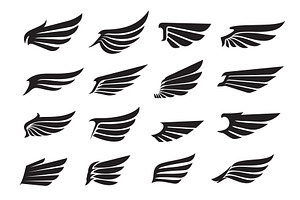 Eagle Wing Icons, Angel Wings