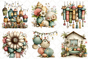 Whimsical Summer Boho Home Decor, an Illustration by Black Bird Studio (Thumbnail 4 of 5)