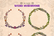 Weird Mushrooms, an Object Illustration by Ink Stories (Thumbnail 12 of 23)