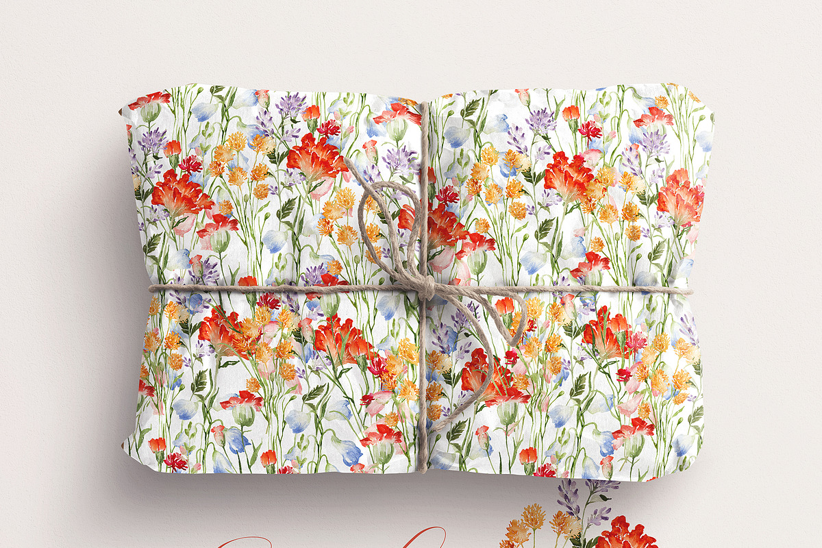 Watercolor Flower -GARDEN WILDFLOWER, a Decorative Illustration by Beigetime (Photo 7 of 15)