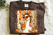 Preppy Fall Goose PNG,Coquette Fall, a Seasonal Illustration by Libby Wishes (Thumbnail 2 of 3)
