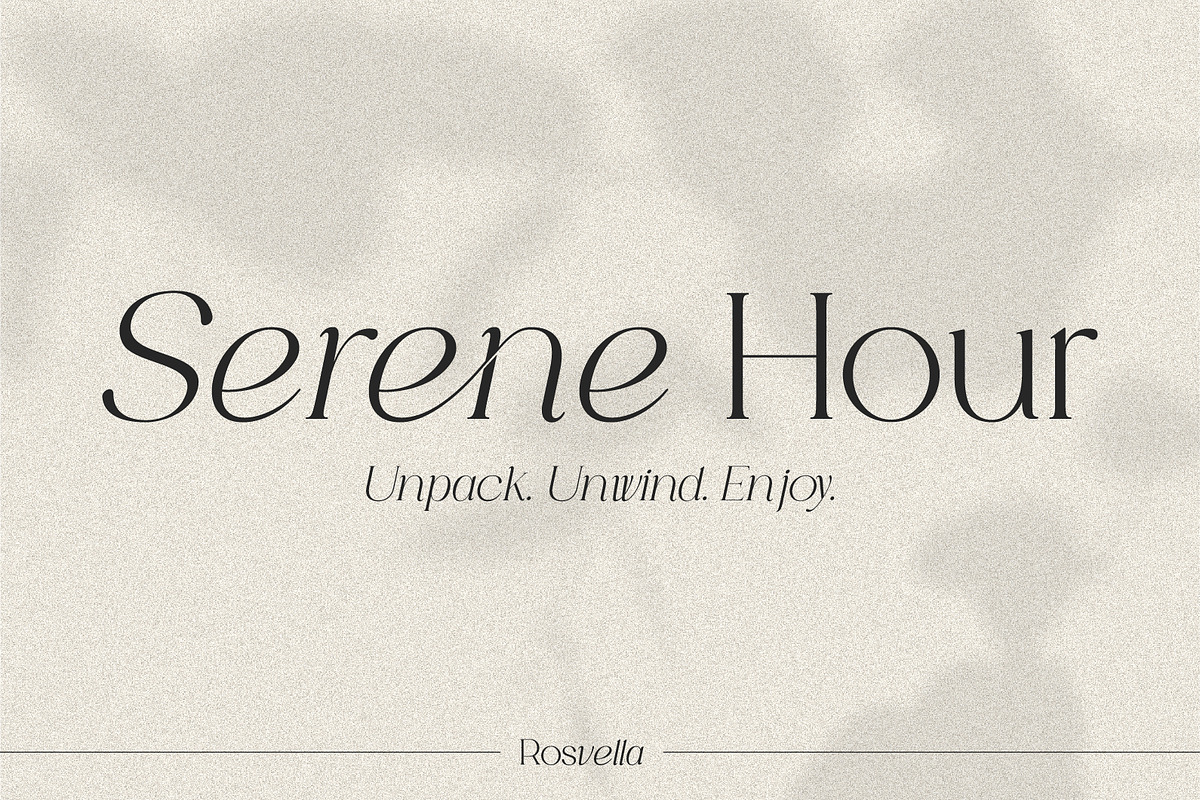 Rosvella Serif, a Serif Font by Prestige Artsy Studio (Photo 5 of 11)