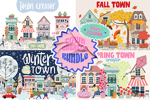Seasonal Town Creator Bundle -60%OFF