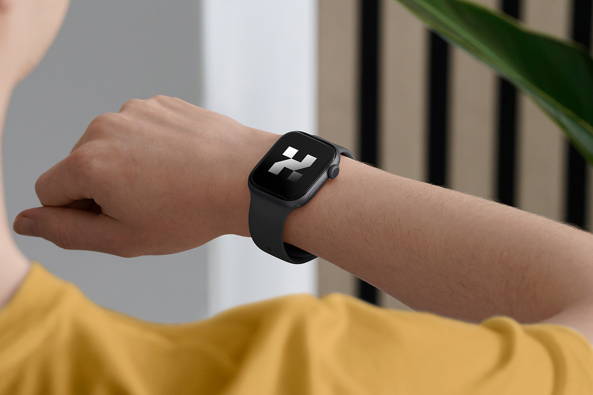 24 Watch Series 11 in Hand Mockups, a Wearable Device Mockup by Asylab (Photo 89 of 107)