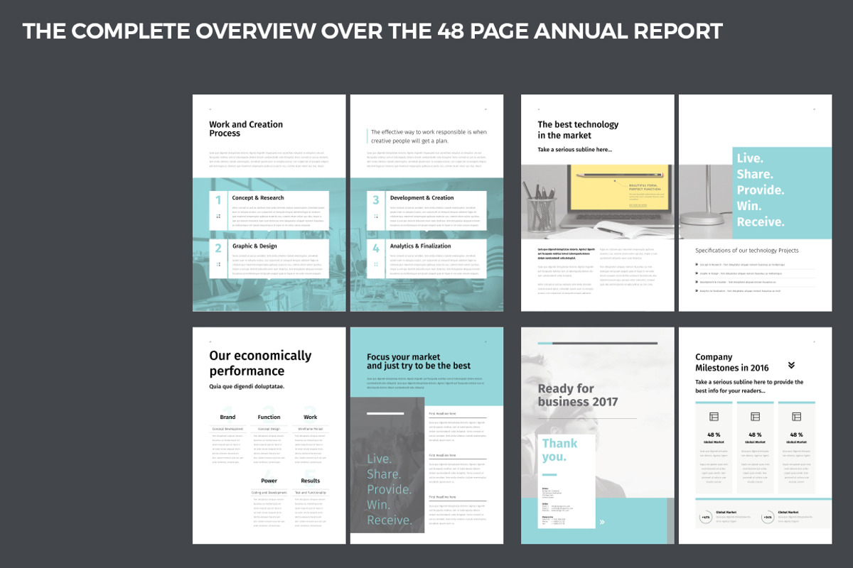 Annual Report, a Brochure Template by Egotype (Photo 7 of 28)