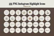Vintage Aesthetic Highlight Icons, an Outline Icon by Marcia B Studio (Thumbnail 6 of 7)