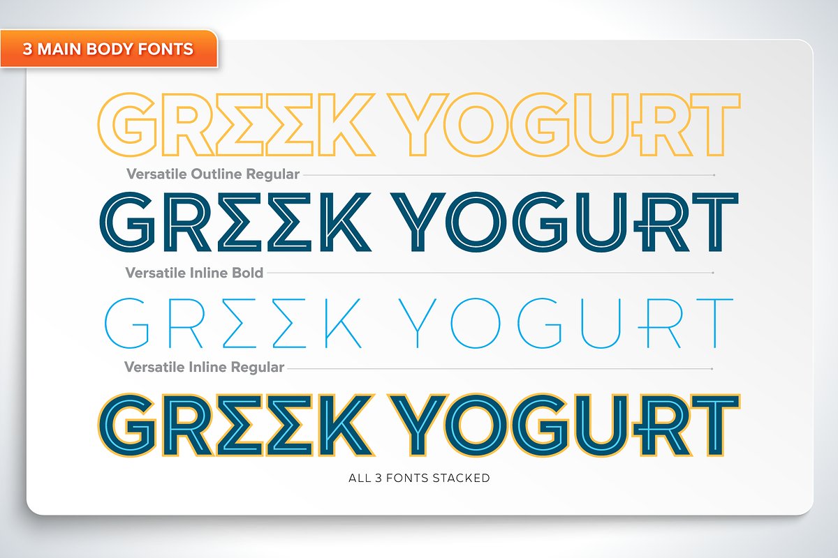 Versatile EP: 9 fonts, a Sans Serif Font by Borges Lettering (Photo 14 of 16)